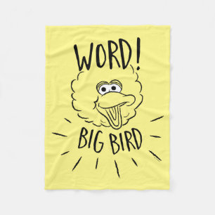 Manta Polar Logo de Big Bird Skate - ¡Palabra! Gran Bird