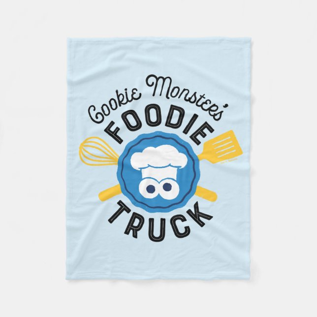 Manta Polar Logo de Cookie Monster's Foodie Truck (Anverso)