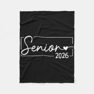 Manta Polar Logo de graduación Senior 2026 Cl de 2026 Logo Sen