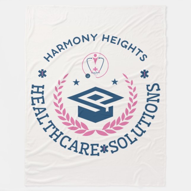 Manta Polar Logo de Harmony Heights Healthcare Solutions Compa (Anverso)