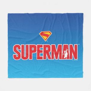 Manta Polar Logo en negrita de Superman clásico