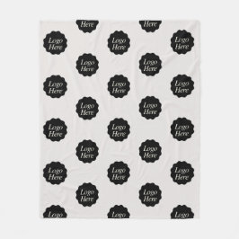 Manta Polar Logotipo de la Compañía de Personalizado de marfil