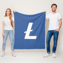 Logotipo liptocurrency LTC Azul Simple