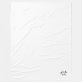 Manta Polar Logotipo profesional Gran tamaño 60"x80"