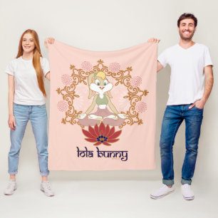 Manta Polar Lola Bunny Yoga Lotus Pose