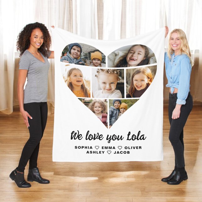 Manta Polar Lola Te queremos 7 collage de fotos (Subido por el creador)