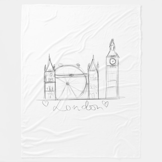 Manta Polar Londres (Anverso)