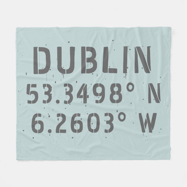 Manta Polar Longitud de Dublin Latitude (Frente (Horizontal))
