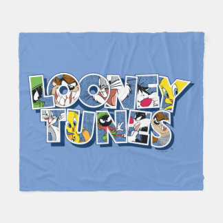 Manta Polar LOONEY TUNES™ Characters in Lettering