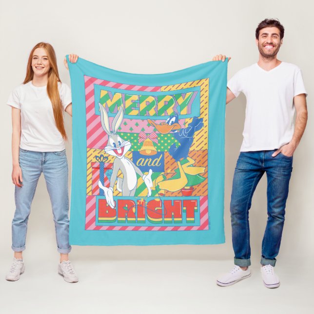 Manta Polar LOONEY TUNES™ | Navidades merry y brillantes (In situ)