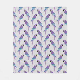 Manta Polar Loros púrpuras