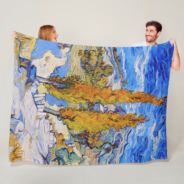 Manta Polar Los álamos de Saint-Rémy, Van Gogh (In situ)