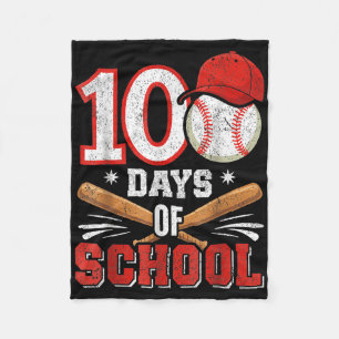 Manta Polar Los Amantes Del Béisbol Retro 100º Día De Colegio