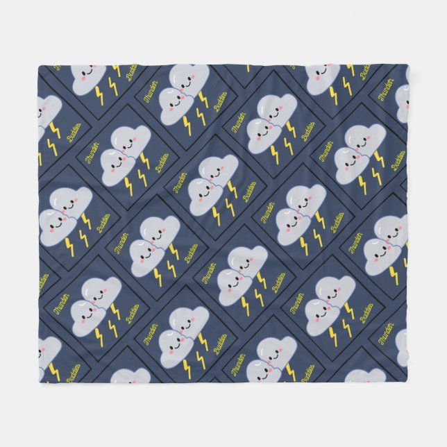 Manta Polar Los amigos truenos (Frente (Horizontal))