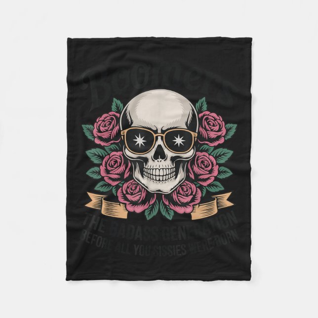 Manta Polar Los Boomers De Mala Generación Antes De Que Nacier (Anverso)