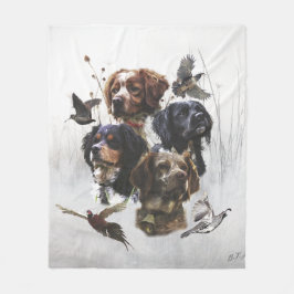 Manta Polar Los Brittany Spaniels , Temporada de caza de aves