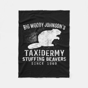 Manta Polar Los castores de taxidermia de Woody Johnson