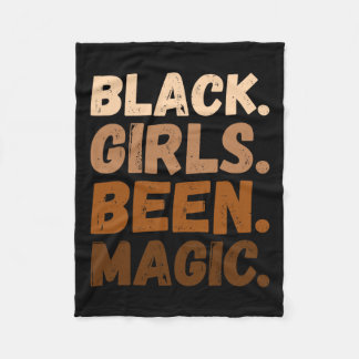 Manta Polar Los Chicas negros fueron la magia Melanin African 