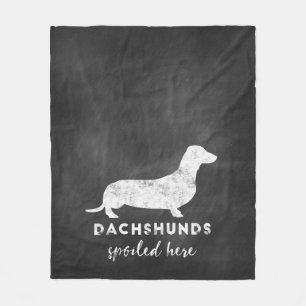 Manta Polar Los Dachshunds estropearon aquí la pizarra del