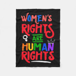 Manta Polar Los derechos de las mujeres feministas de Uterus s