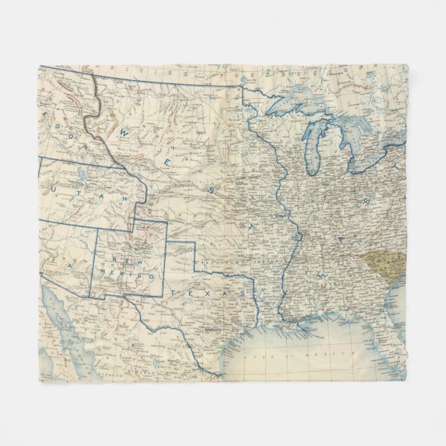 Manta Polar Los E.E.U.U. diciembre de 1860 (Frente (Horizontal))