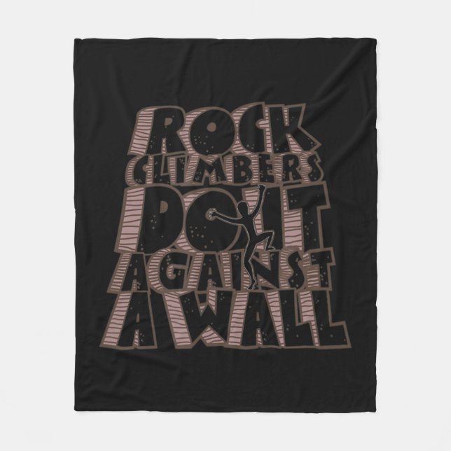 Manta Polar Los escaladores de rock lo hacen contra un trepado (Anverso)