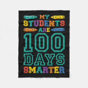 Manta Polar Los estudiantes son 100 días estudiantes escolares
