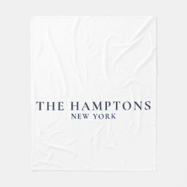 Manta Polar Los Hamptons Nueva York Costero Elegante