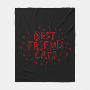 Manta Polar Los mejores gatos de amistad