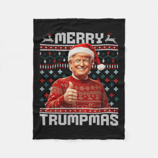 Manta Polar Los Navidades de Santa Trump y sus Trump