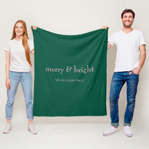 Manta Polar Los Navidades modernos y brillantes disfrutan del 