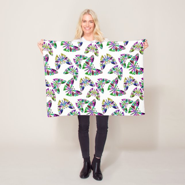 Manta Polar Los niños personalizados sin soltura abstraen el p (In situ)