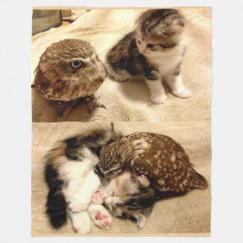 MANTA POLAR LOS OWLS SON SÓLO GATOS CON ALAS