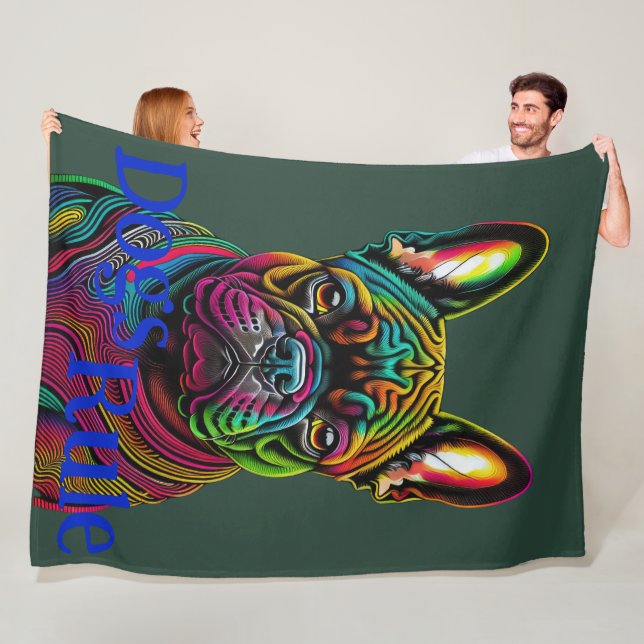 Manta Polar Los perros gobiernan el Golden Retriever (In situ)