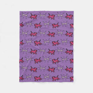 Manta Polar Los perros y los huesos del estilo de la pintada