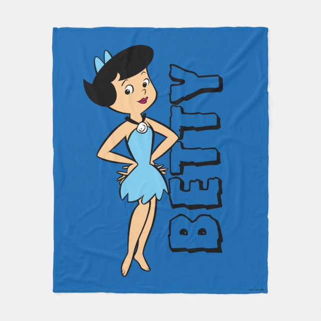 Manta Polar Los Picapiedra | Betty Rubble (Anverso)