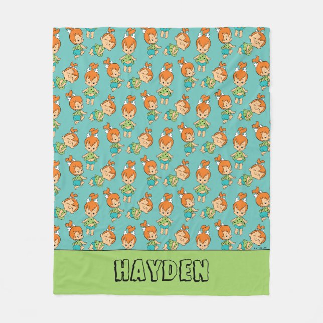 Manta Polar Los Picapiedra | Flintstone Pebbles (Anverso)