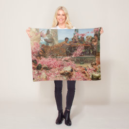 Manta Polar Los Rosas de Heliogabalus (antiguo lujo romano)