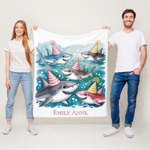 Manta Polar Los Tiburones Se Dedican Al Partido Del Cumpleaños