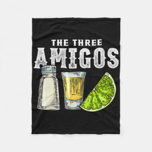 Manta Polar Los tres amigos de la sal de lima Tequila Funny Ci