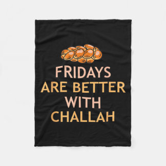 Manta Polar Los viernes son mejores con Challah panadero de pa