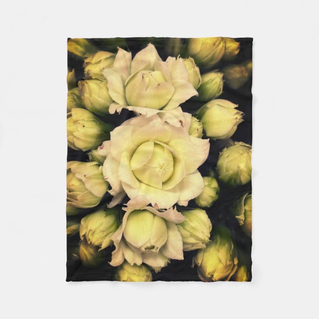 Manta Polar Lotusdröm- Elegant blomdesign (Anverso)