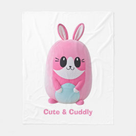 Manta Polar Lou Lou. Una criatura cariñosamente rosa.