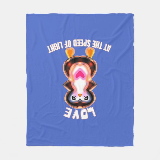 Manta Polar Love at the Speed of Light Penguin Gift (Anverso)