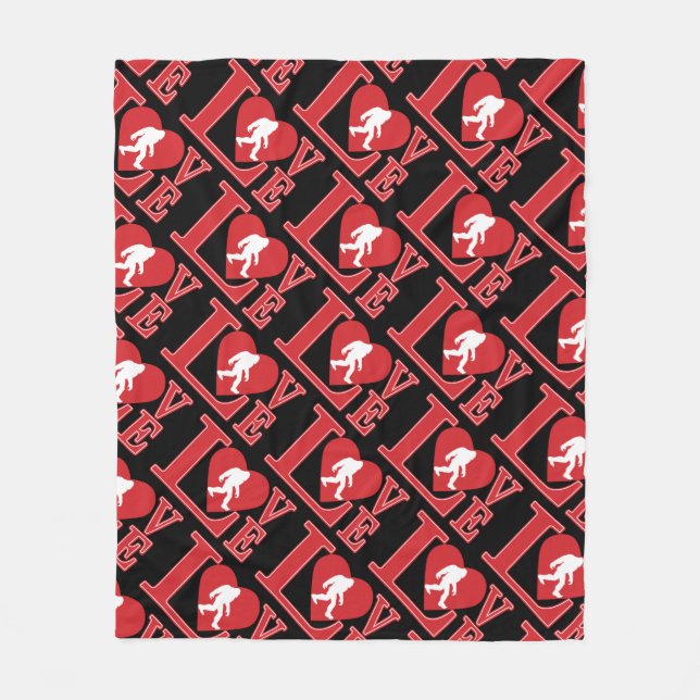 Manta Polar Love Bigfoot, amo Bigfoot. (Anverso)