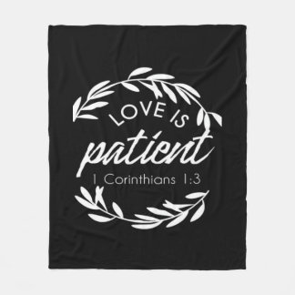 Manta Polar Love Is Patient Corinthians Scripture Minimal Desi
