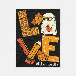 Manta Polar Love Leopard Ghost Educator Life Halloween