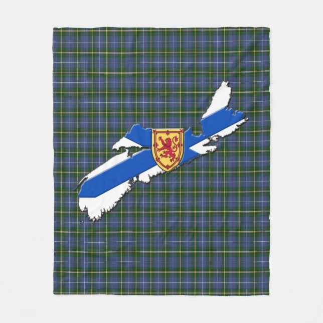 Manta Polar Love Nova Scotia tartan fleece Blanket (Anverso)