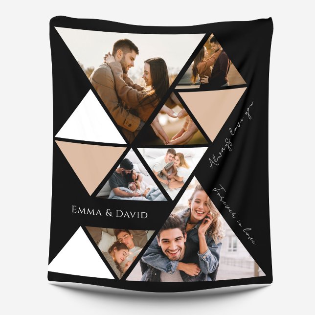 Manta Polar Love You Collage de fotos Fleece Blanket (Subido por el creador)