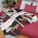 Manta Polar Love You Lots 5 Photo<br><div class="desc">Show your special someone how much you care with this one-of-a-kind Valentine's Day gift. Our Love You Lots Photo Fleece Blanket features your favorite 5 photos printed in vibrant colors on a luxurious, soft fleece material. You can display photos of special moments you both have shared, making this a unique...</div>